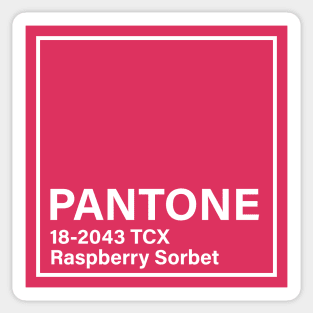 pantone 18-2043 TCX Raspberry Sorbet Sticker